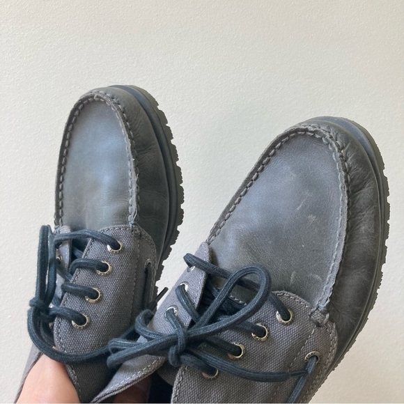 Sperry | Leeward Mens Leather Canvas Mini Lug Chukka Casual Ankle Boots - Picture 5 of 11